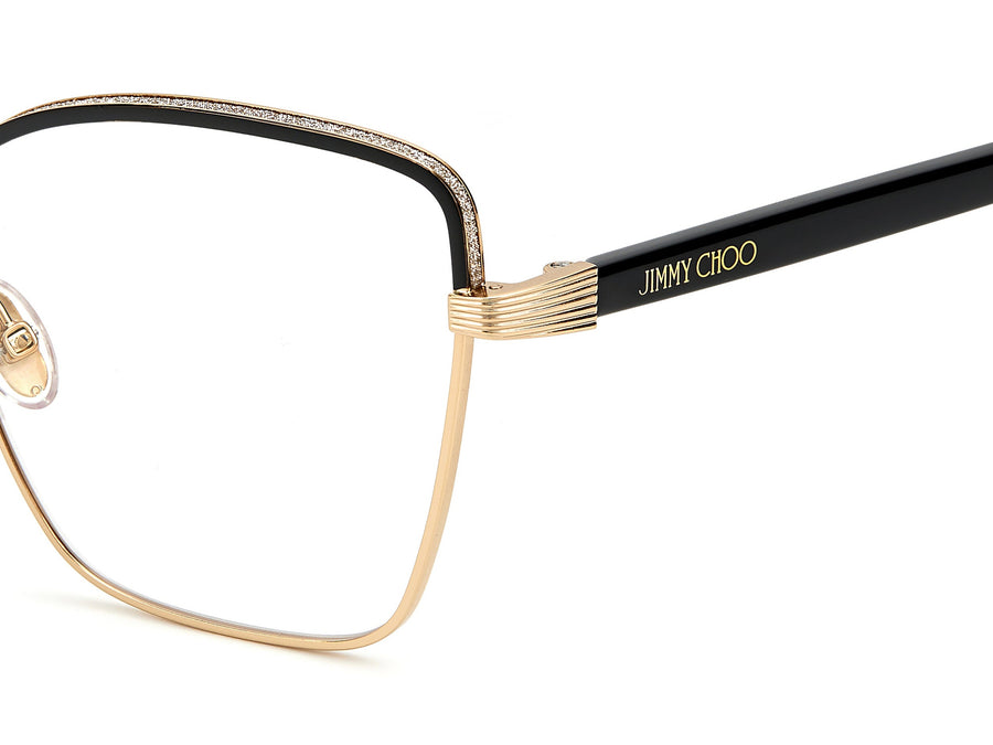 Jimmy Choo  Square Frame - JC266 Gold Black