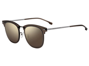 BOSS  Square sunglasses - BOSS 1144/F/S DARK RUTHENIUM