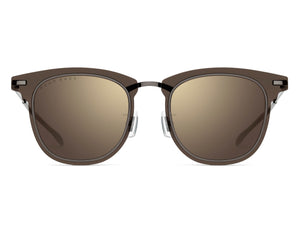 BOSS  Square sunglasses - BOSS 1144/F/S DARK RUTHENIUM