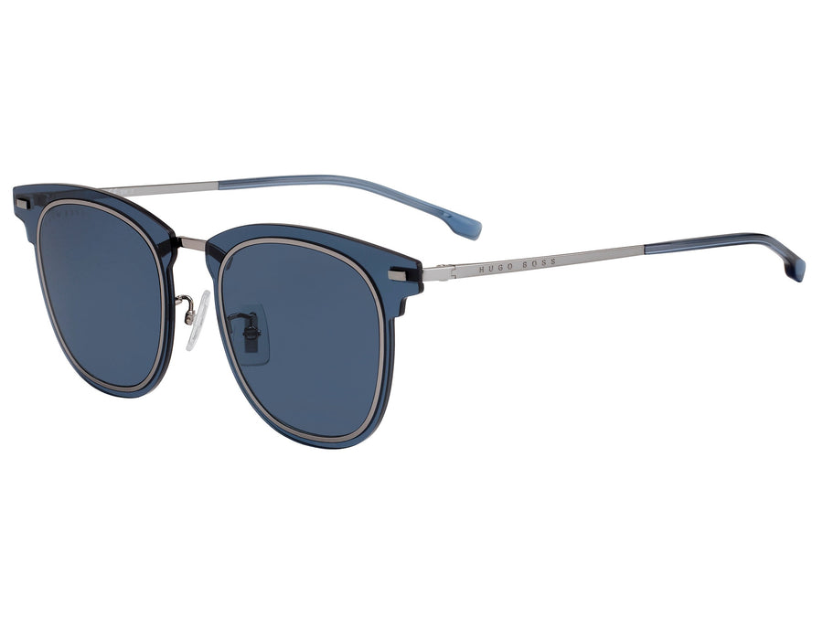 BOSS  Square sunglasses - BOSS 1144/F/S RUTHENIUM BLUE