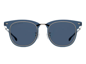 BOSS  Square sunglasses - BOSS 1144/F/S RUTHENIUM BLUE