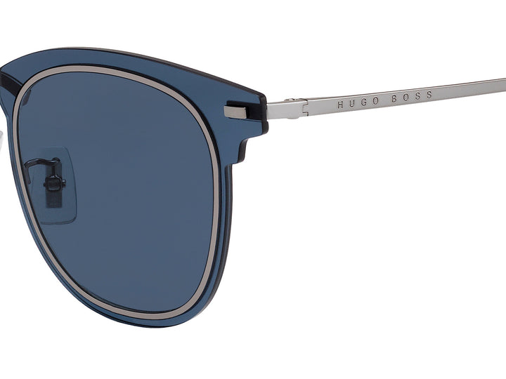 BOSS  Square sunglasses - BOSS 1144/F/S RUTHENIUM BLUE