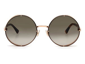 Jimmy Choo  Round sunglasses - LILO/S Gold Copper