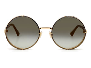 Jimmy Choo  Round sunglasses - LILO/S Gold Black