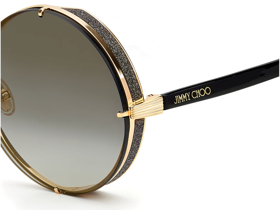 Jimmy Choo  Round sunglasses - LILO/S Gold Black