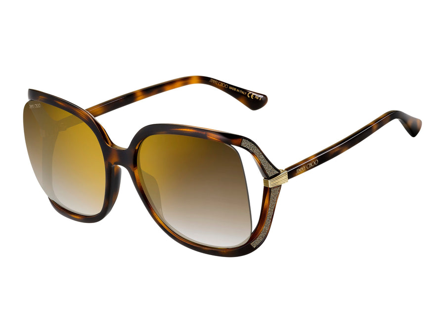 Jimmy Choo  Square sunglasses - TILDA/G/S Havana