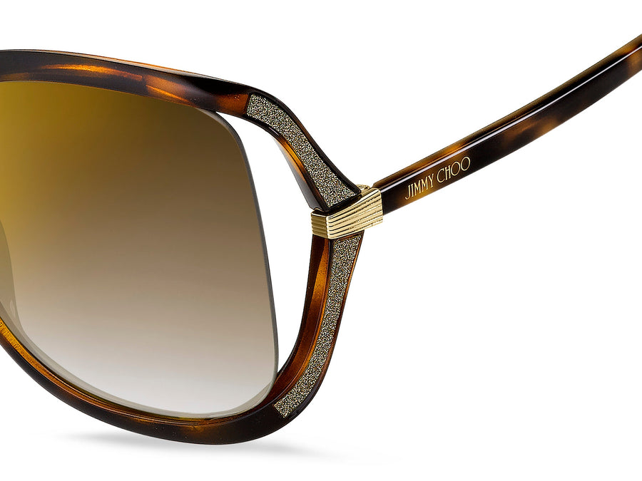 Jimmy Choo  Square sunglasses - TILDA/G/S Havana