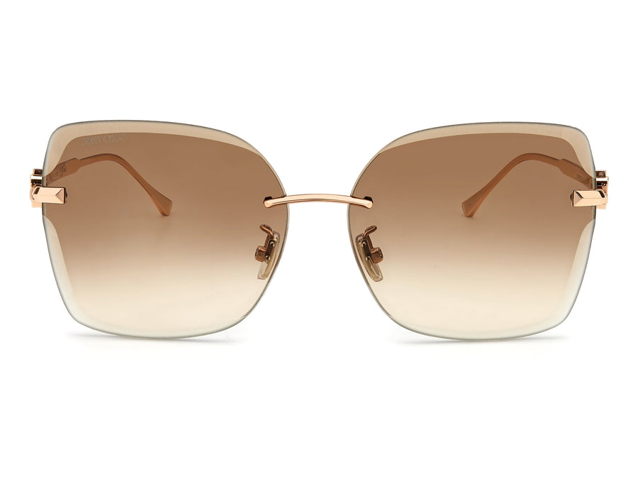 Jimmy Choo  Square sunglasses - CORIN/G/S Gold Copper