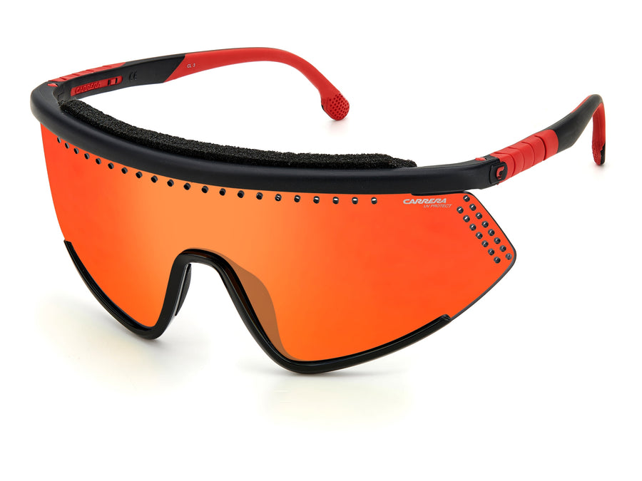 Carrera  Round sunglasses - HYPERFIT 10/S Matte Black Red