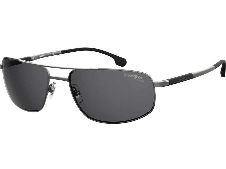 Carrera  Square sunglasses - CARRERA 8036/S Matte Dark Ruthenium