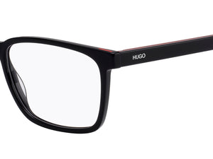 HUGO  Square Frame - HG 1074 Black Pattern Red