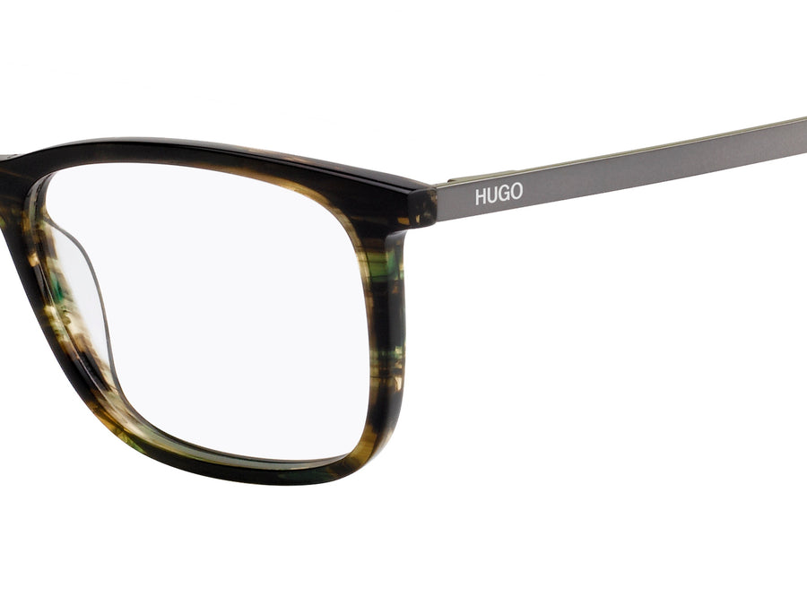 HUGO  Square Frame - HG 1018 Green Horn