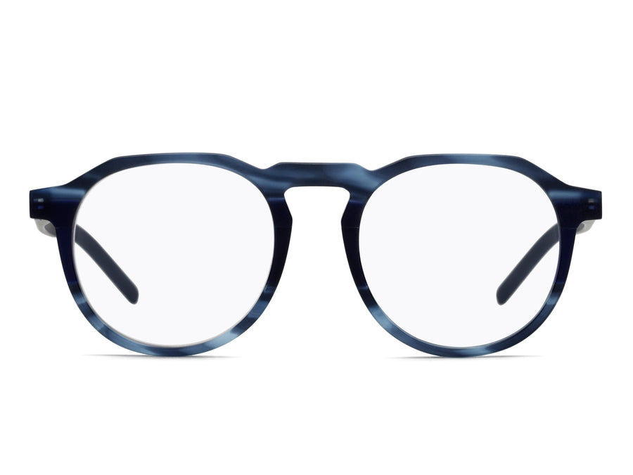 HUGO  Round Frame - HG 1089 Matte Blue Horn