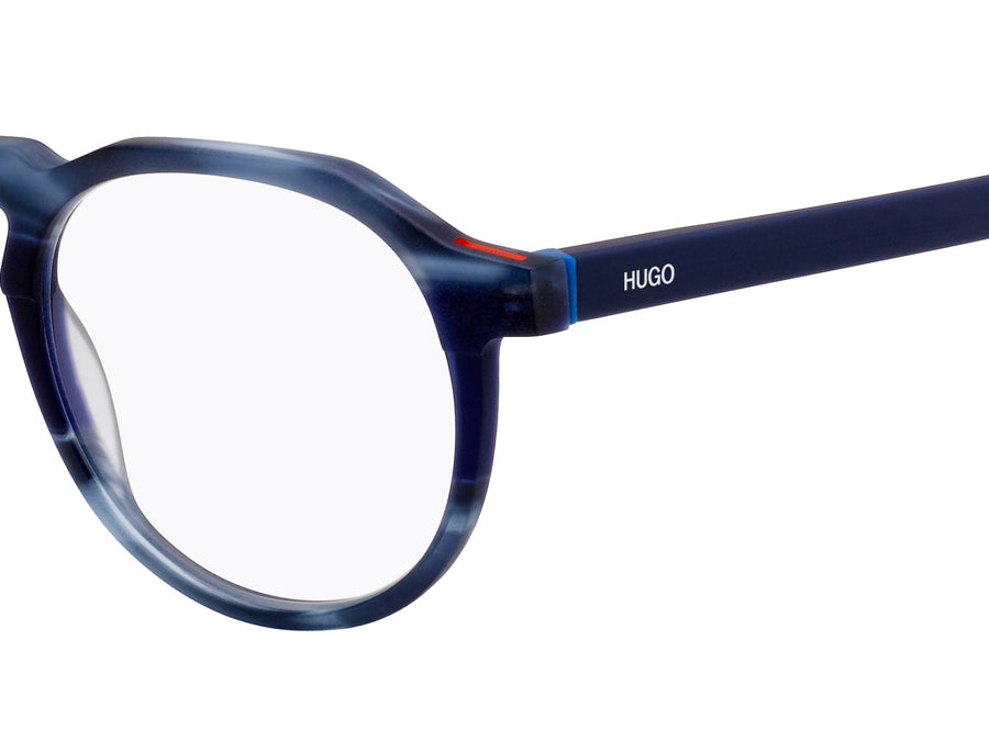 HUGO  Round Frame - HG 1089 Matte Blue Horn