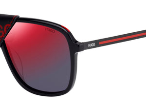 HUGO  Square sunglasses - HG 1090/S Black Red