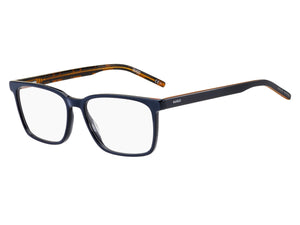 HUGO  Square Frame - HG 1074 Blue Pattern Orange