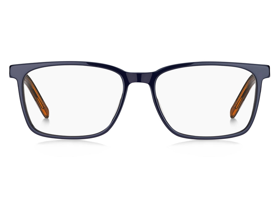 HUGO  Square Frame - HG 1074 Blue Pattern Orange