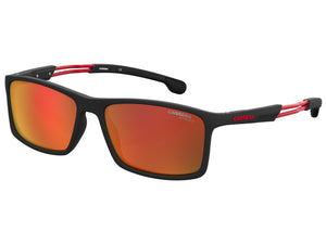 Carrera  Square sunglasses - CARRERA 4016/S Matte Black Red