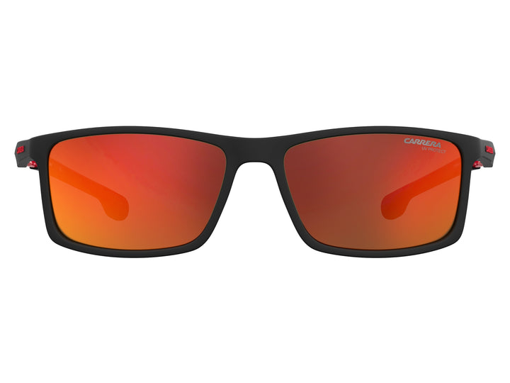 Carrera  Square sunglasses - CARRERA 4016/S Matte Black Red