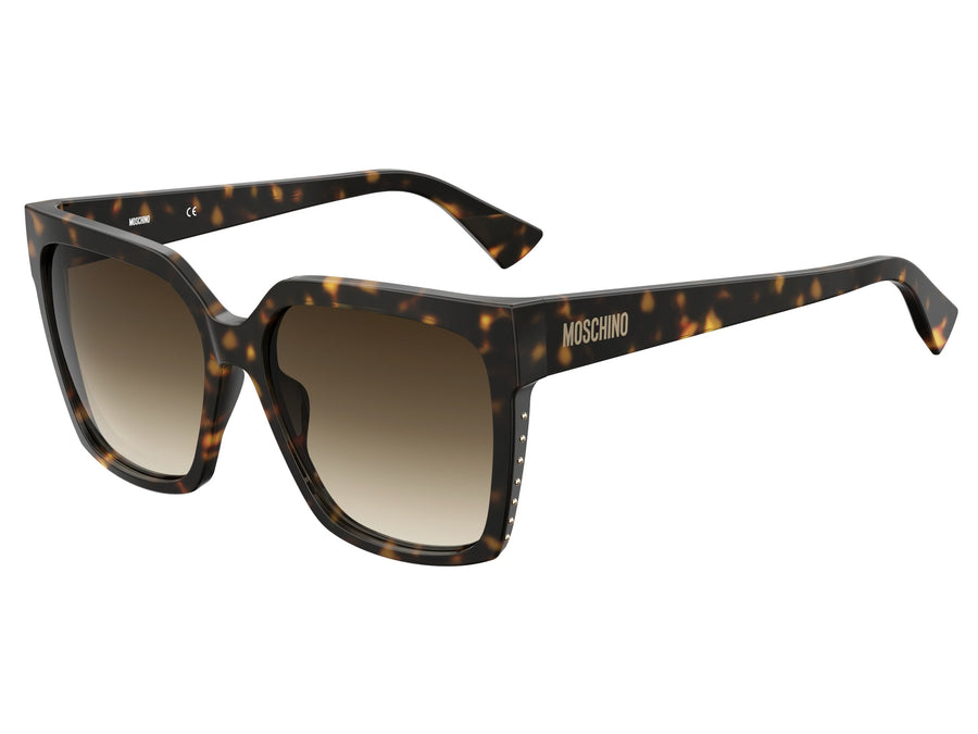 Moschino Square Sunglasses - MOS079/S HAVANA