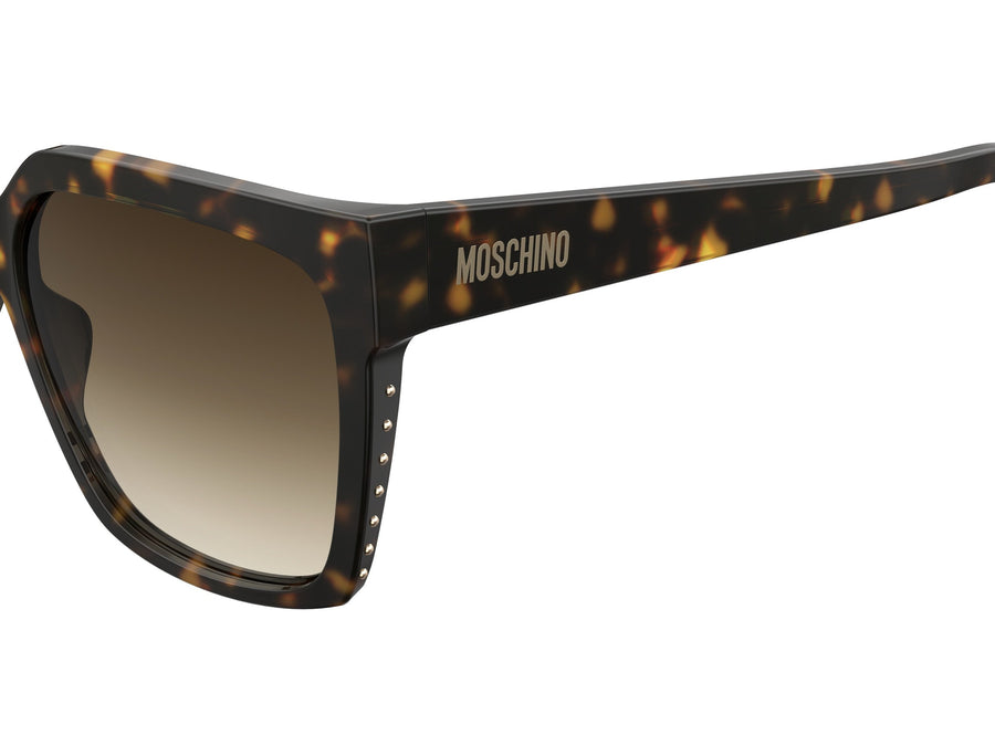 Moschino Square Sunglasses - MOS079/S HAVANA