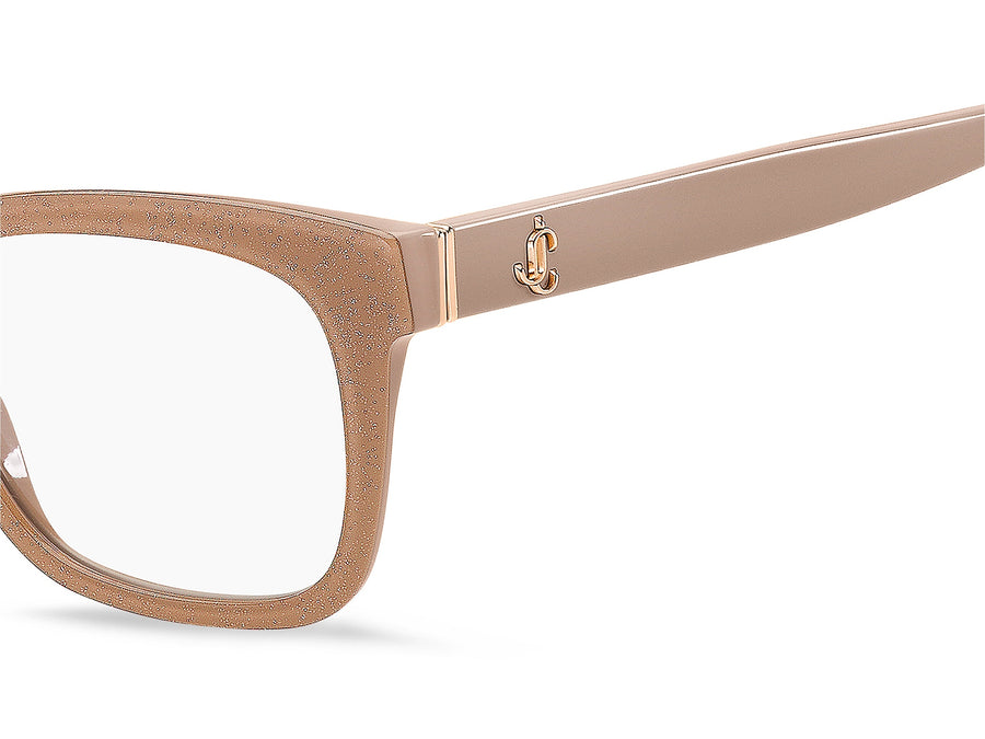 Jimmy Choo  Square Frame - JC277 Nude Glitter