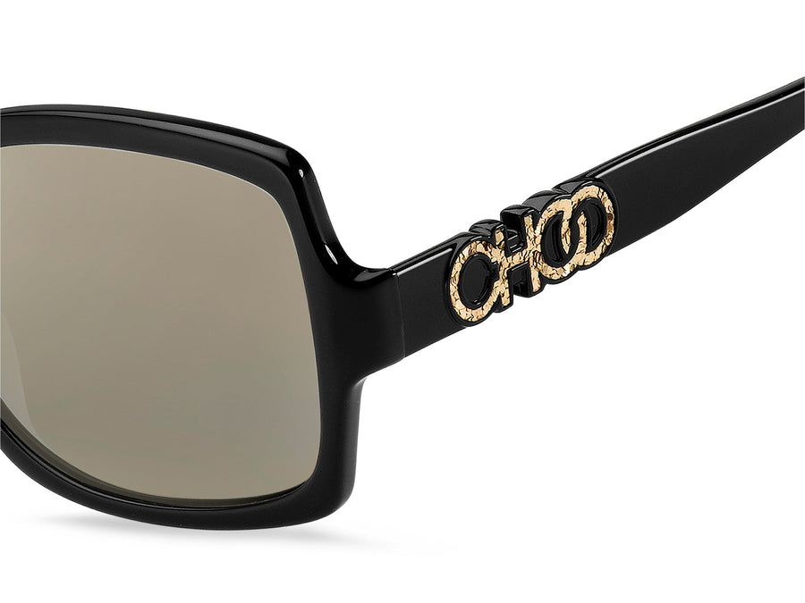 Jimmy Choo  Square sunglasses - SAMMI/G/S Black Gold