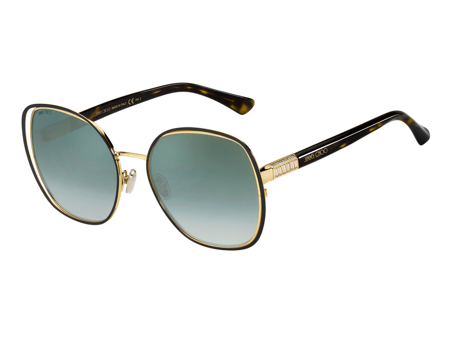 Jimmy Choo  Round sunglasses - DODIE/S Black Havana Gold