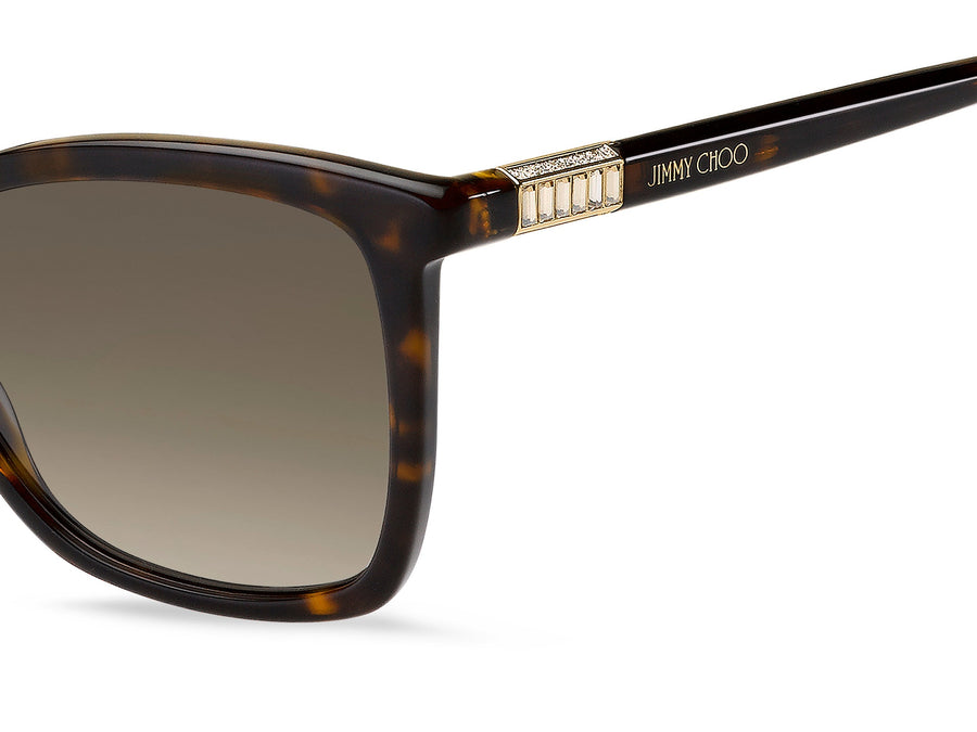 Jimmy Choo  Square sunglasses - ALI/S Havana