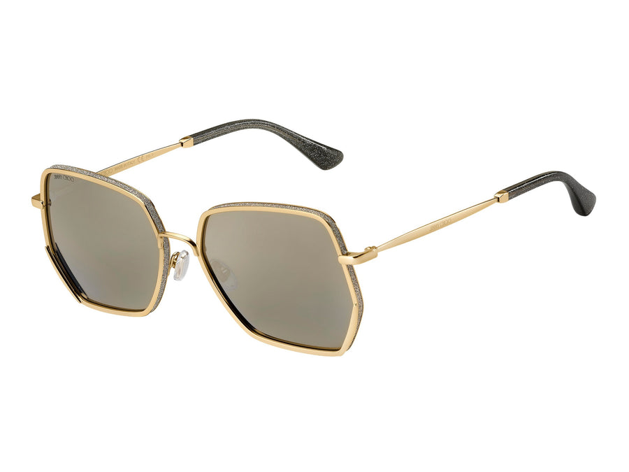 Jimmy Choo  Square sunglasses - ALINE/S Gold Copper