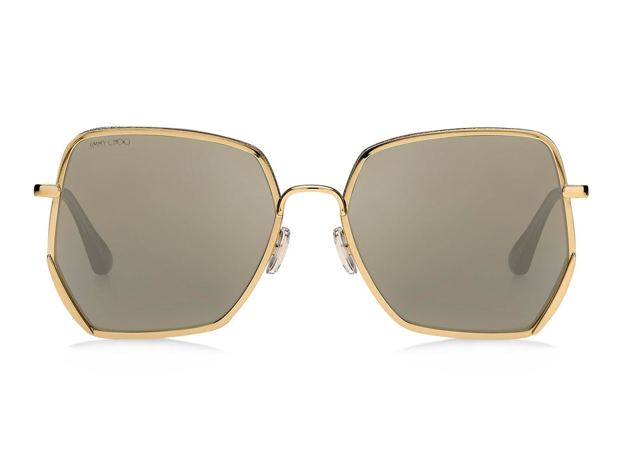 Jimmy Choo  Square sunglasses - ALINE/S Gold Copper