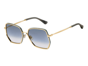 Jimmy Choo  Square sunglasses - ALINE/S Gold Glitter Blue