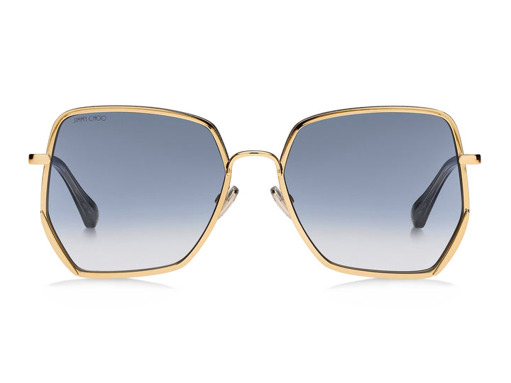 Jimmy Choo  Square sunglasses - ALINE/S Gold Glitter Blue