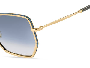 Jimmy Choo  Square sunglasses - ALINE/S Gold Glitter Blue