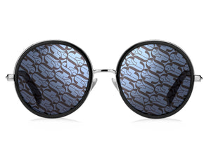 Jimmy Choo  Round sunglasses - ANDIE/N/S Black Silver