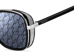 Jimmy Choo  Square sunglasses - ELVA/S Black Silver