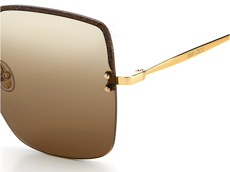 Jimmy Choo  Square sunglasses - TAVI/S Gold Brown