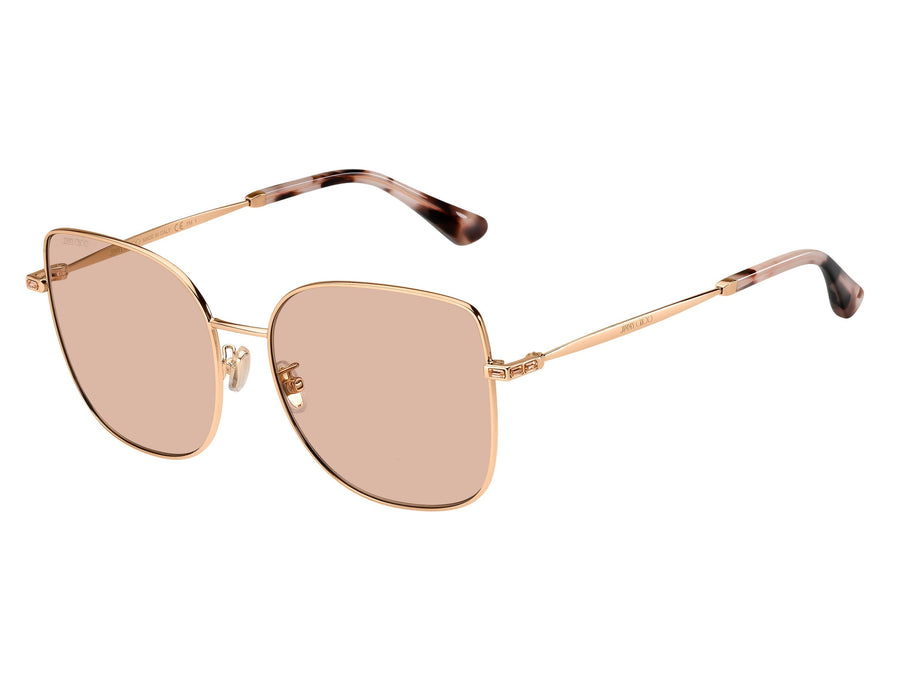 Jimmy Choo  Round sunglasses - FANNY/G/SK Gold Copper