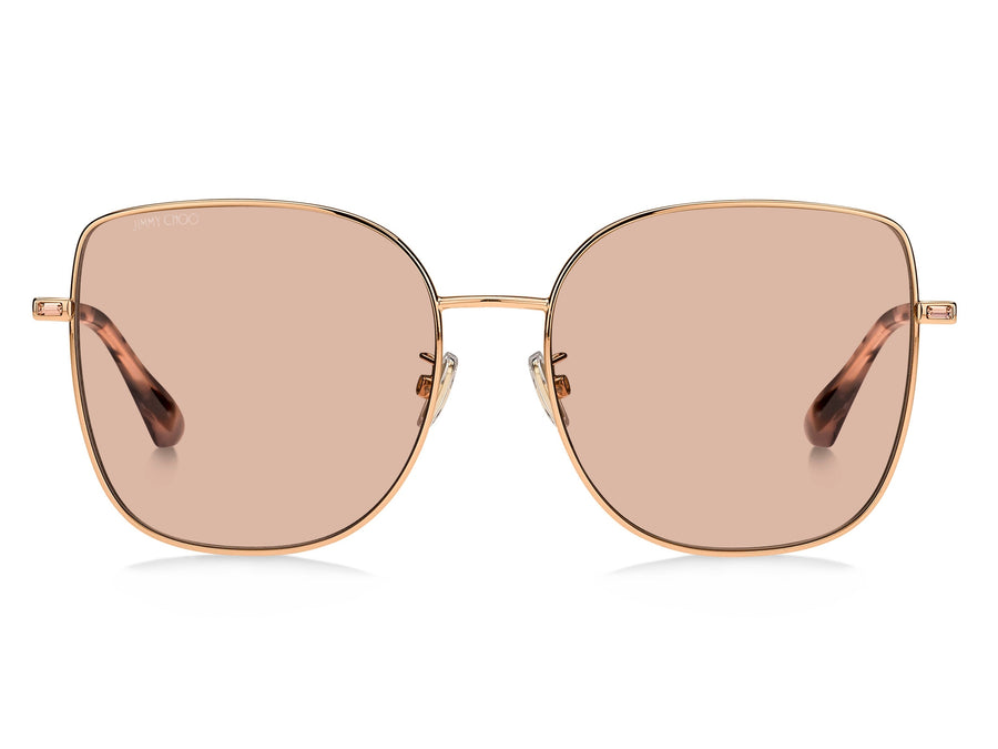 Jimmy Choo  Round sunglasses - FANNY/G/SK Gold Copper