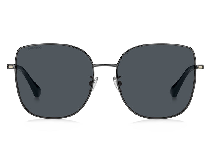 Jimmy Choo  Round sunglasses - FANNY/G/SK Dark Ruthenium Black