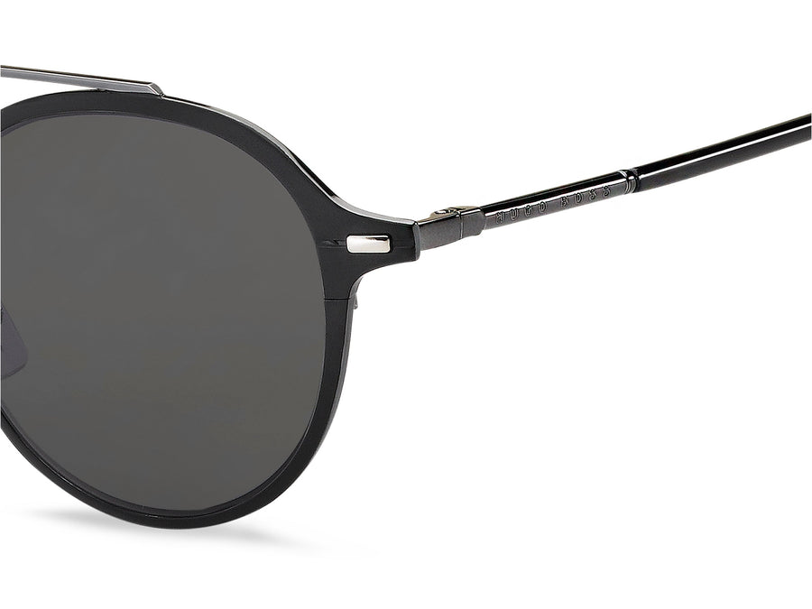 BOSS  Round sunglasses - BOSS 1179/S MATTE DARK RUTHENIUM BLACK