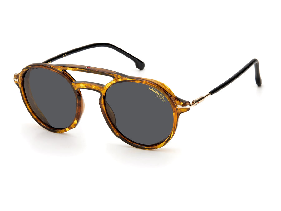 Carrera  Round sunglasses - CARRERA 235/S Yellow Havana