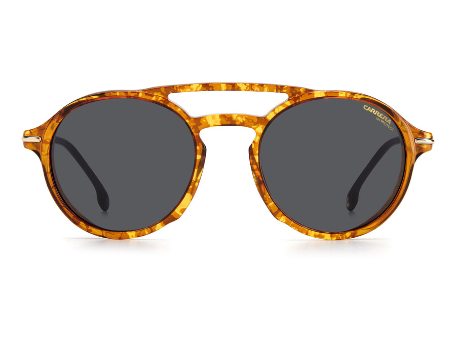 Carrera  Round sunglasses - CARRERA 235/S Yellow Havana