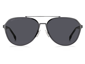 BOSS  Aviator sunglasses - BOSS 1216/F/SK DARK RUTHENIUM BLACK