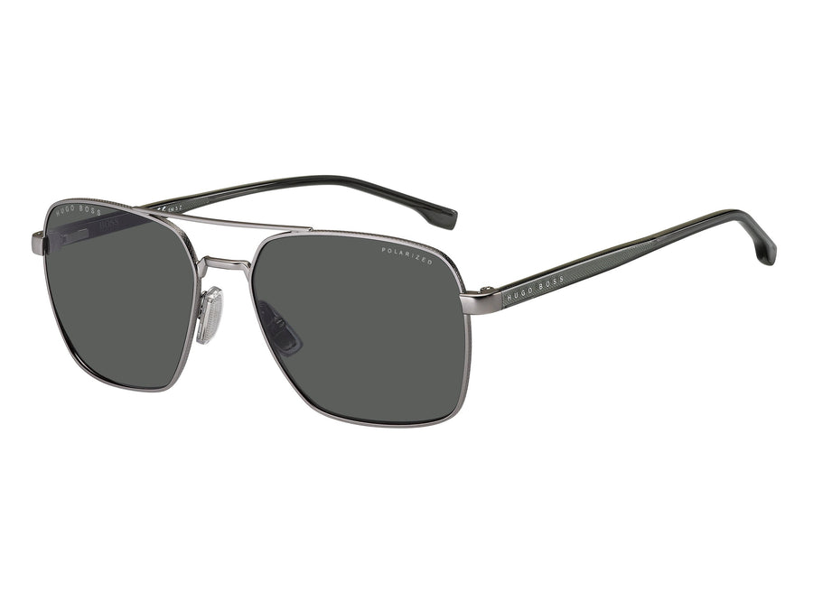 BOSS  Aviator sunglasses - BOSS 1045/S MATTE RUTHENIUM