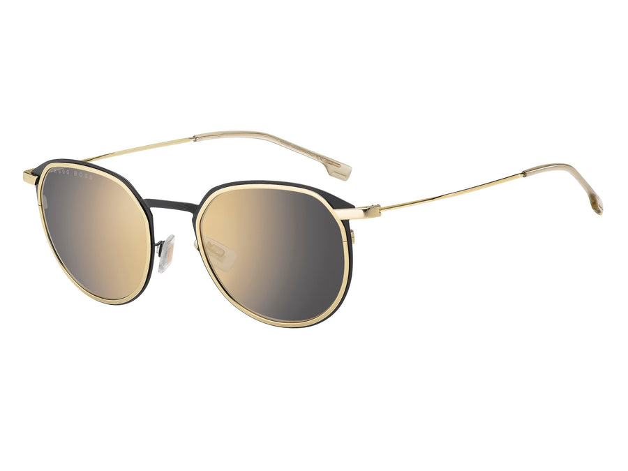 BOSS  Round sunglasses - BOSS 1196/S MATTE BLACK GOLD