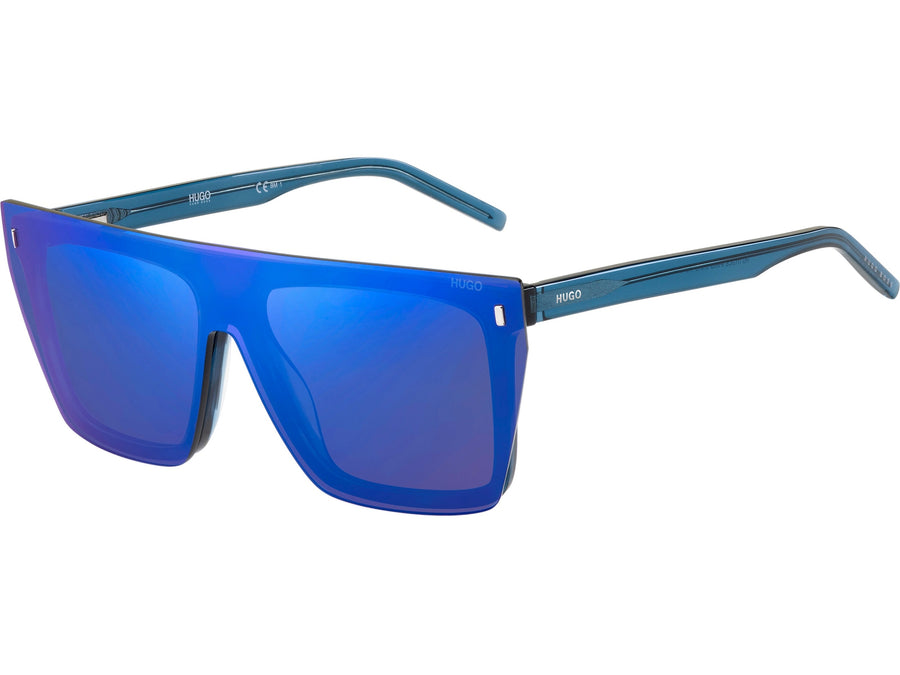 HUGO Clip-On Square Frame - HG 1112/CS Clip-On Havana Blue