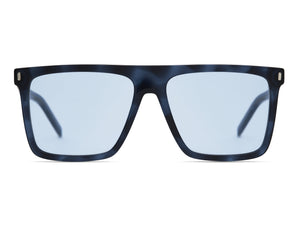 HUGO Clip-On Square Frame - HG 1112/CS Clip-On Havana Blue