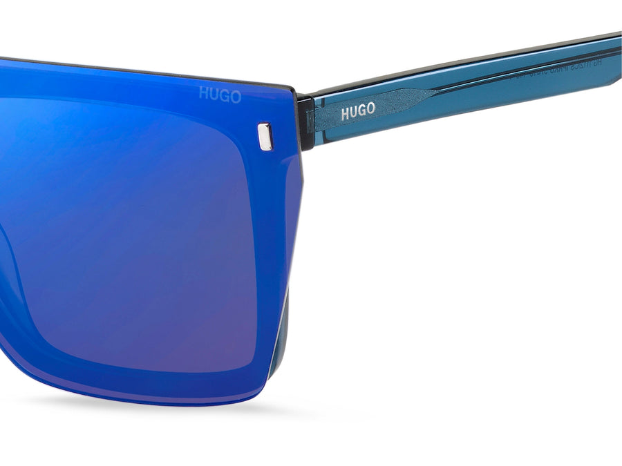 HUGO Clip-On Square Frame - HG 1112/CS Clip-On Havana Blue