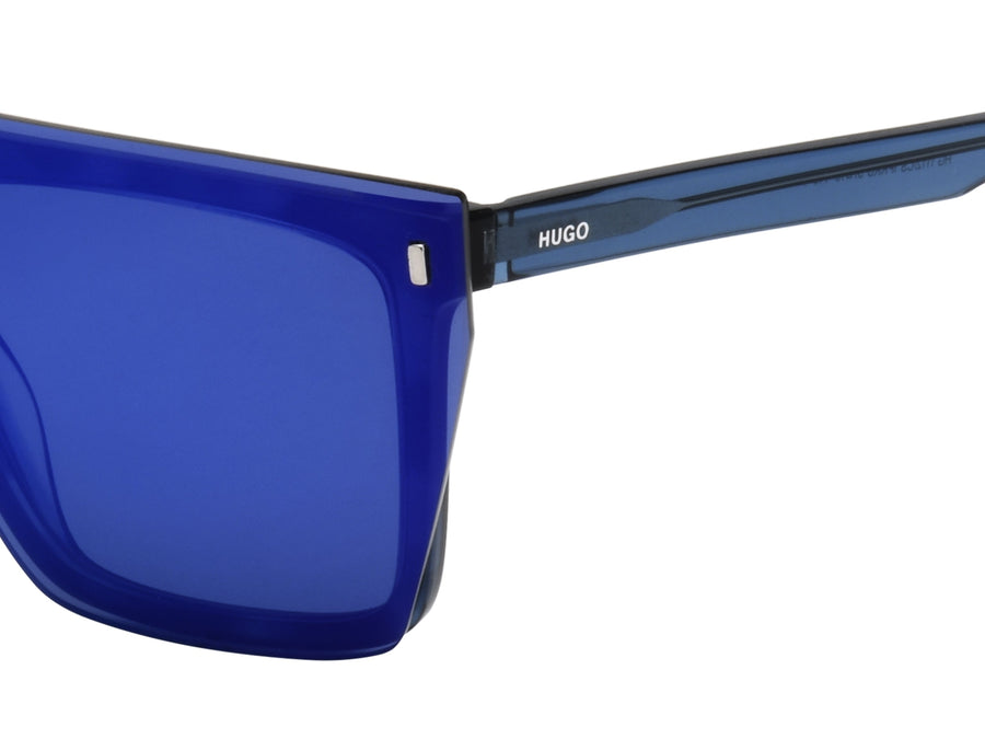 HUGO Clip-On Square Frame - HG 1112/CS Clip-On Havana Blue